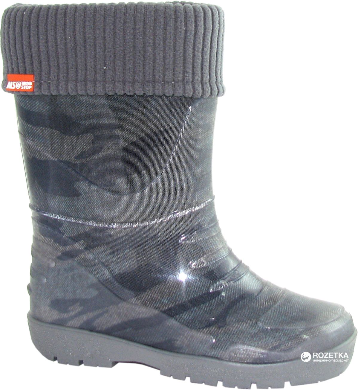 

Резиновые сапоги Alisa Line Color 401 34 (21.7 см) Серые