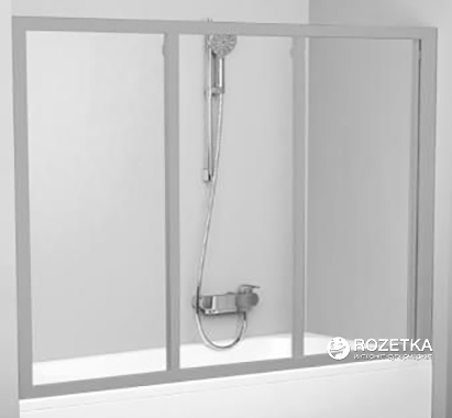 

Шторка для ванны RAVAK AVDP3-170 Satin Transparent 40VV0U02Z1