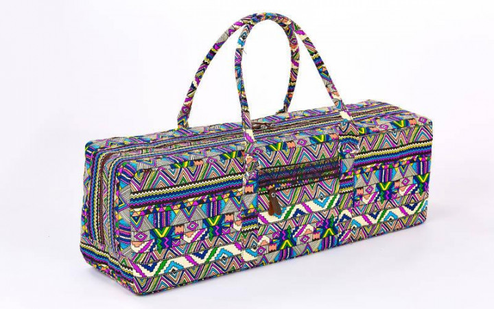

Сумка для фитнеса и йоги Yoga bag FODOKO FI-6970-2 (размер 20смх19смх64см, полиэстер, хлопок, темно-синий-фиолетовый)