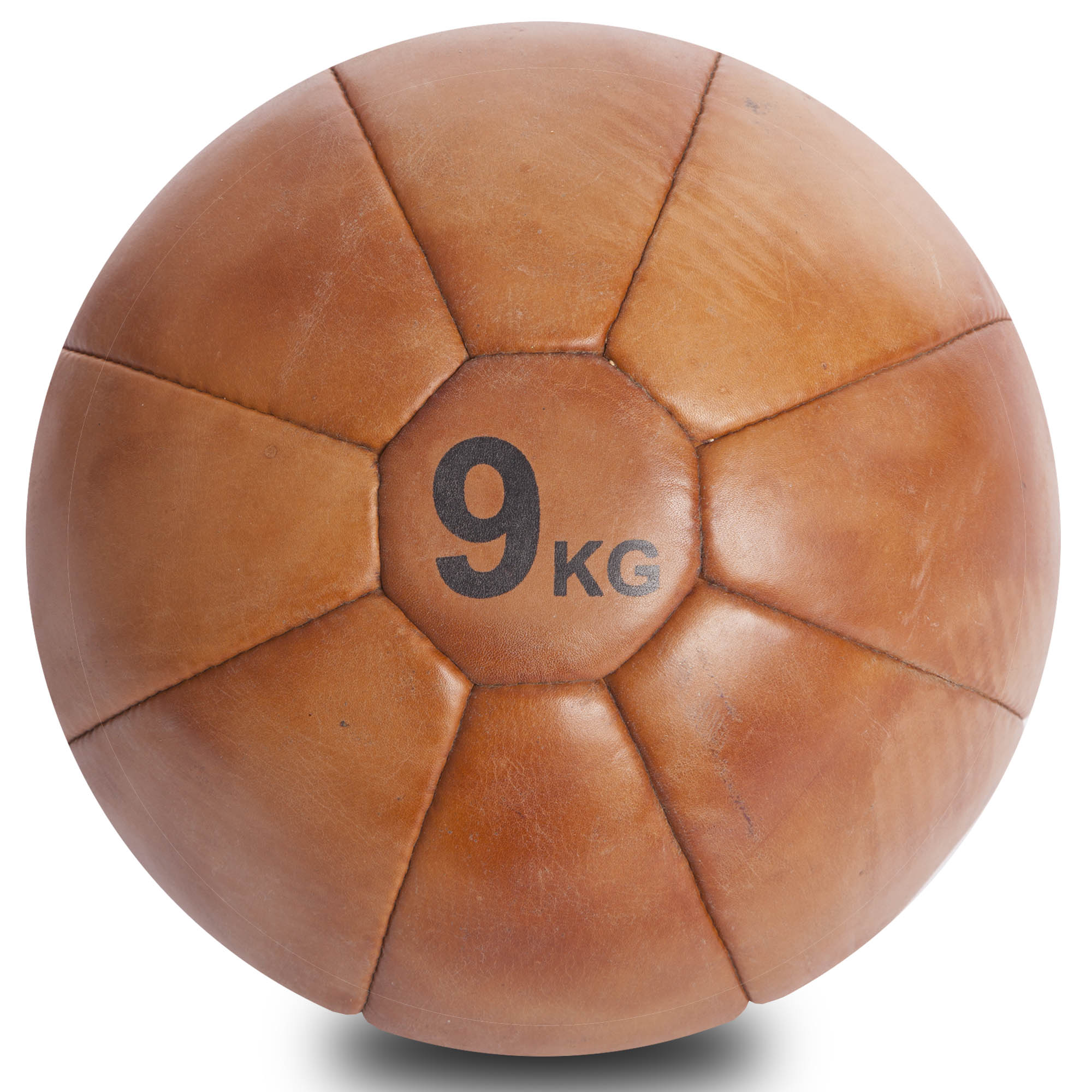 

Мяч медицинский медбол VINTAGE Medicine Ball F-0242-9 9кг (кожа, d-30см)