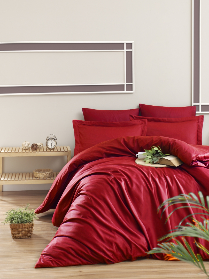 

Комплект постельного белья First Choice Сатин 200х220 "Snazzy Kirmizi"