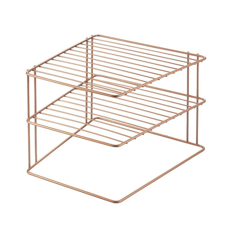 

Полка угловая Metaltex 25x25 см (медная)