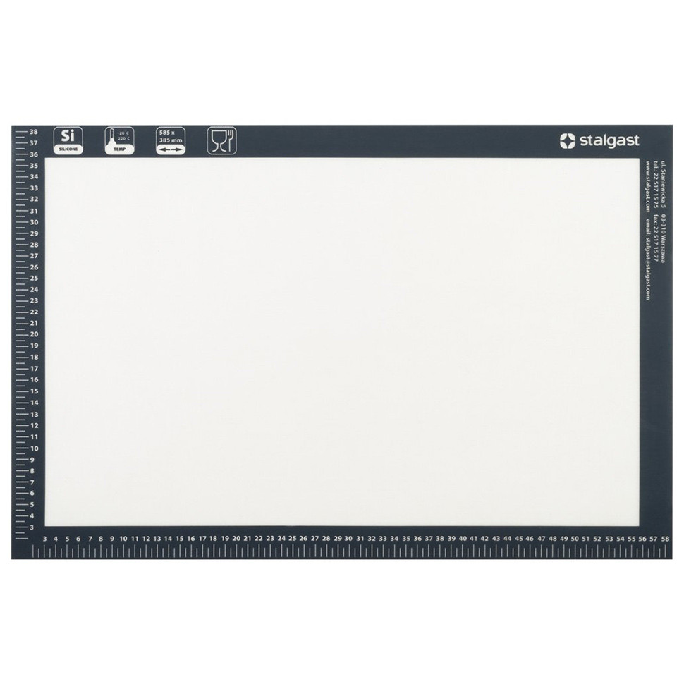 

Коврик кондитерский Stalgast 58.5x38.5 см (530-521640)