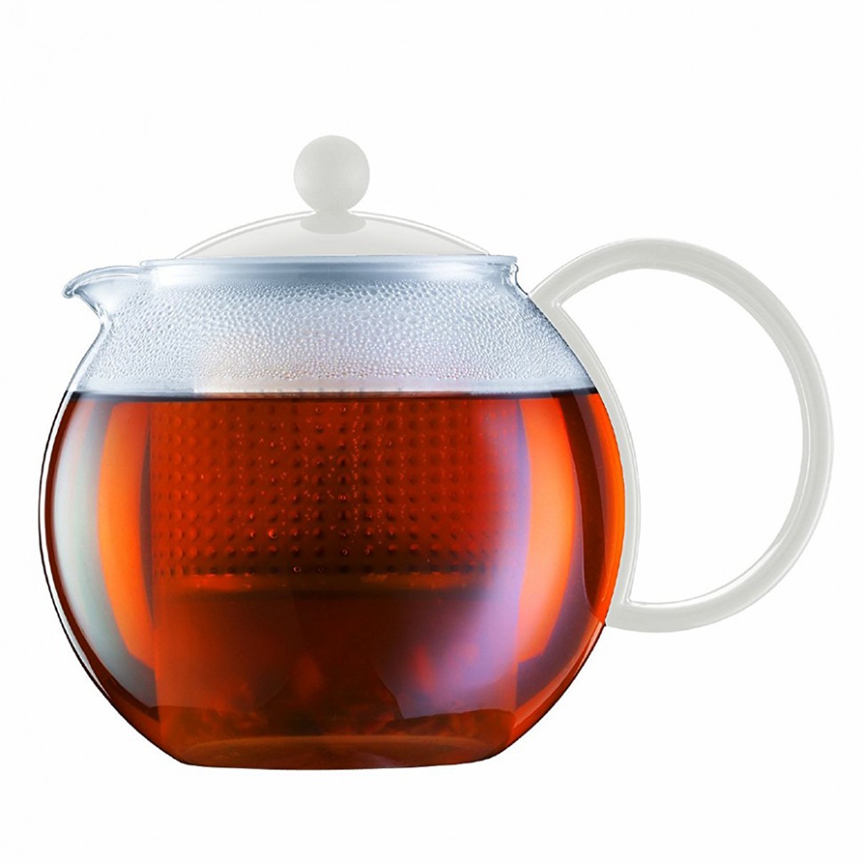 

Заварочный чайник Bodum Assam 1 л (белый)