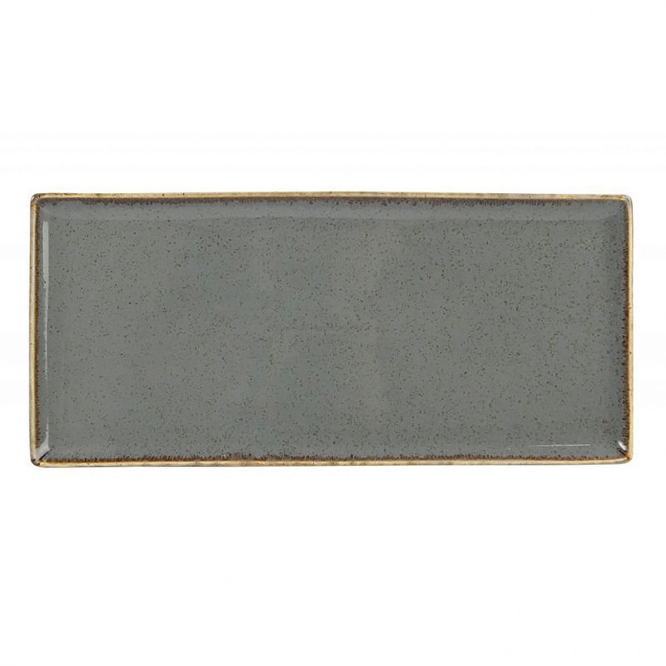 

Блюдо прямоугольное Porland 35x16 см (графит)