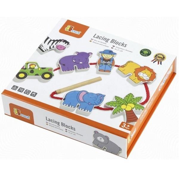 

Шнуровка Зоопарк Viga Toys 20,5х19х4,5 см Разноцветный 000029968