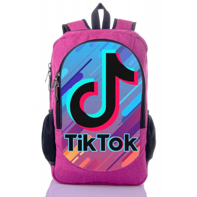 

Рюкзак с принтом Тик Ток Tik Tok розовый (tik - 033)