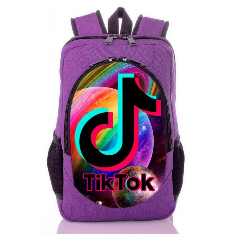 

Рюкзак с принтом Тик Ток Tik Tok фиолетовый (tik - 044)