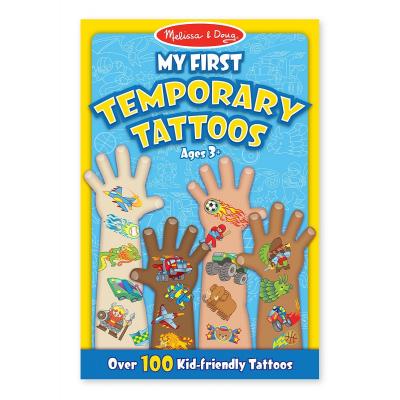 

Набор для творчества Melissa&Doug Мои первые временные татуировки, 100 шт., голубые (MD2947)