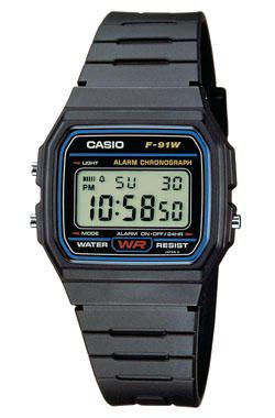 

Наручные мужские часы Casio F-91W-1Q