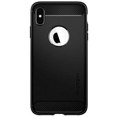 

Чехол для моб. телефона Spigen iPhone XS Max Rugged Armor Matte Black