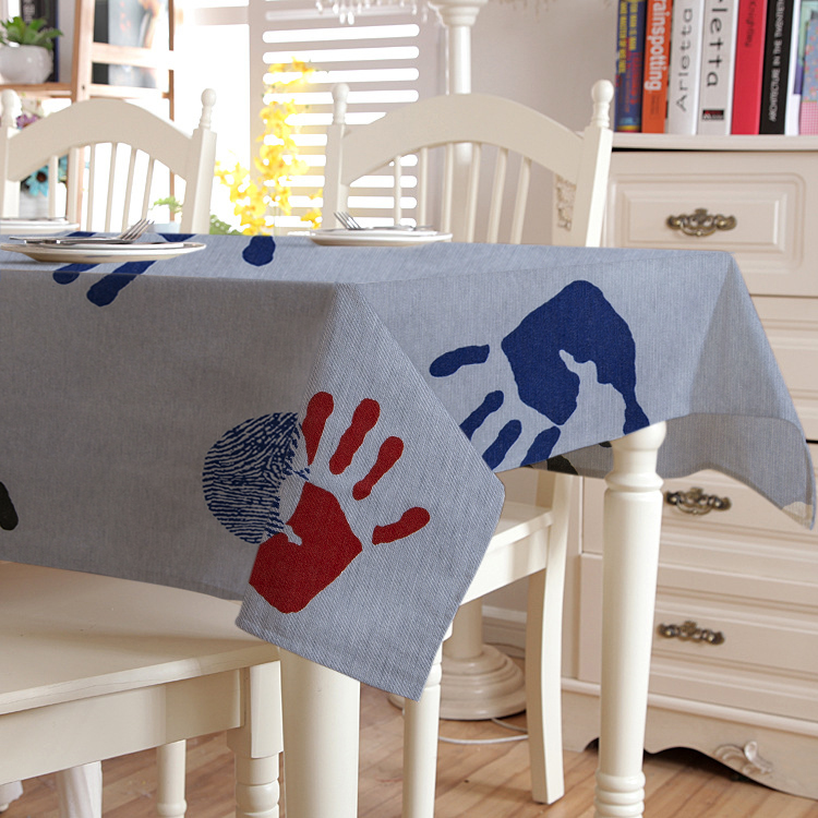 

Скатерть на стол 7669 Time Textile 140x160 см Серый
