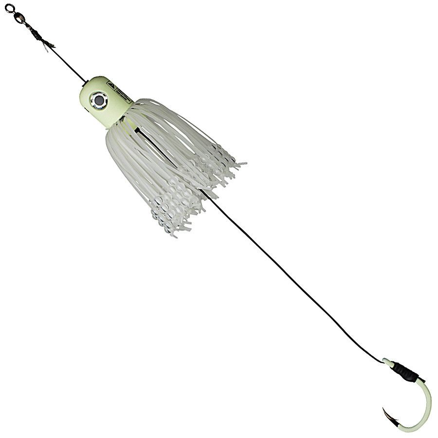 

Блесна DAM MadCat A-Static Ajustable Clonk Teaser 8/0 Glow-In-The-Dark 100g (60938)
