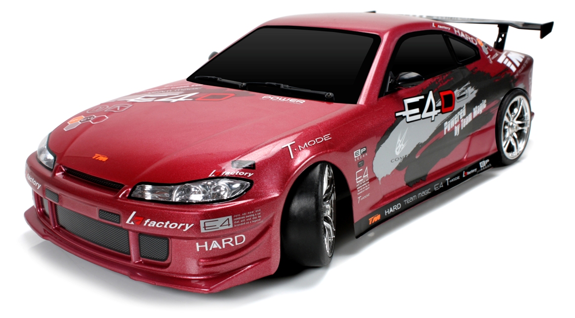 

Дрифт 1:10 Team Magic E4D Nissan S15 (красный)