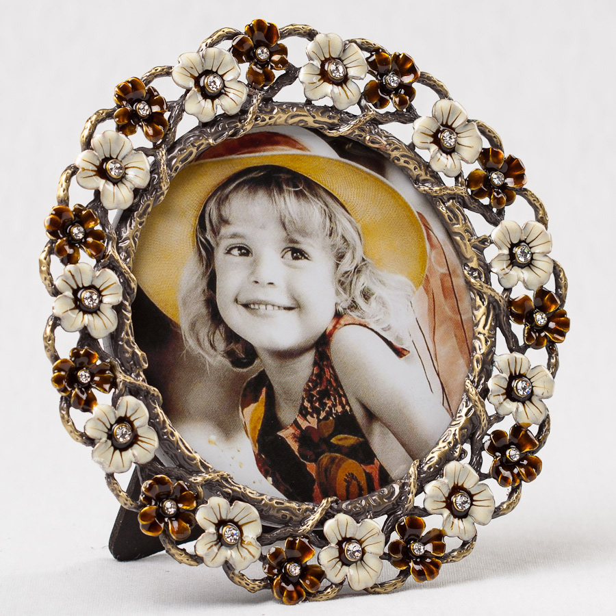 

Фоторамка «Веночек» 15 см Angel Gifts 15542-BR-1396