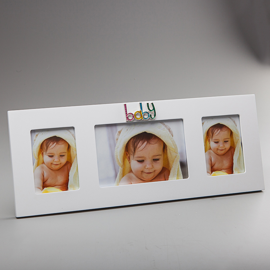 

Фоторамка «Baby» 39*15 см Angel Gifts 605087626 Белый