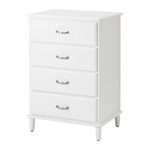 

Комод с 4 ящиками IKEA TYSSEDAL 67x102 см белый 103.913.24