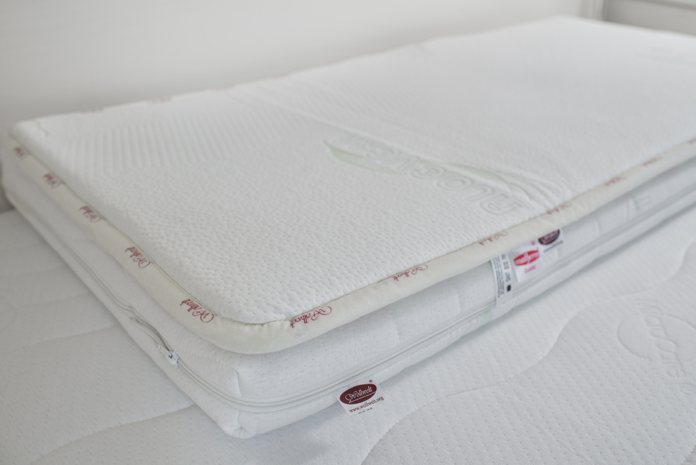 

Наматрасник Wollwelt Aloe Vera - Relax 160х190 см Белый