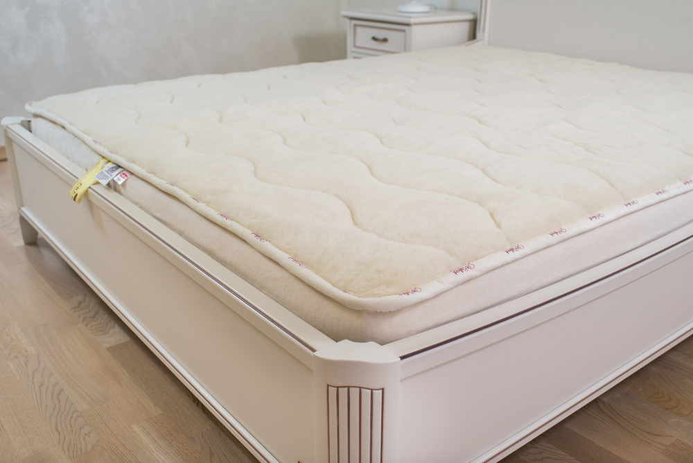 

Наматрасник шерстяной Wollwelt PRESTIGE 140х190 см Белый