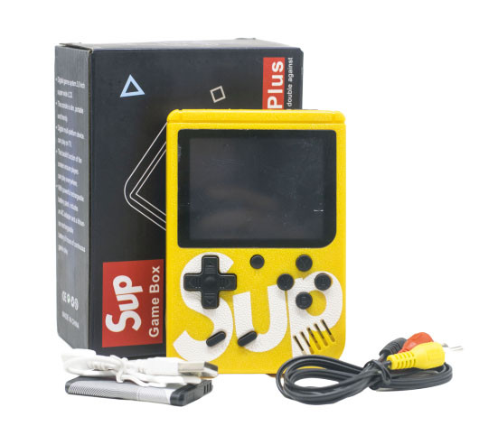 

Портативная приставка-консоль Retro FC SUP Game Box 400 в 1 ЖЕЛТЫЙ