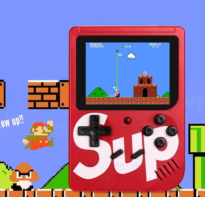 

Портативная приставка-консоль Retro FC SUP Game Box 400 в 1 КРАСНЫЙ