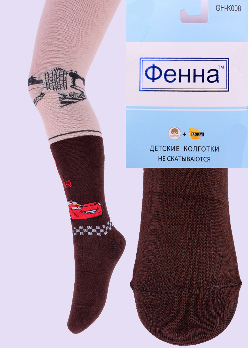 

Колготки детские тонкие с рисунком Фенна GH-K008-3 92-104