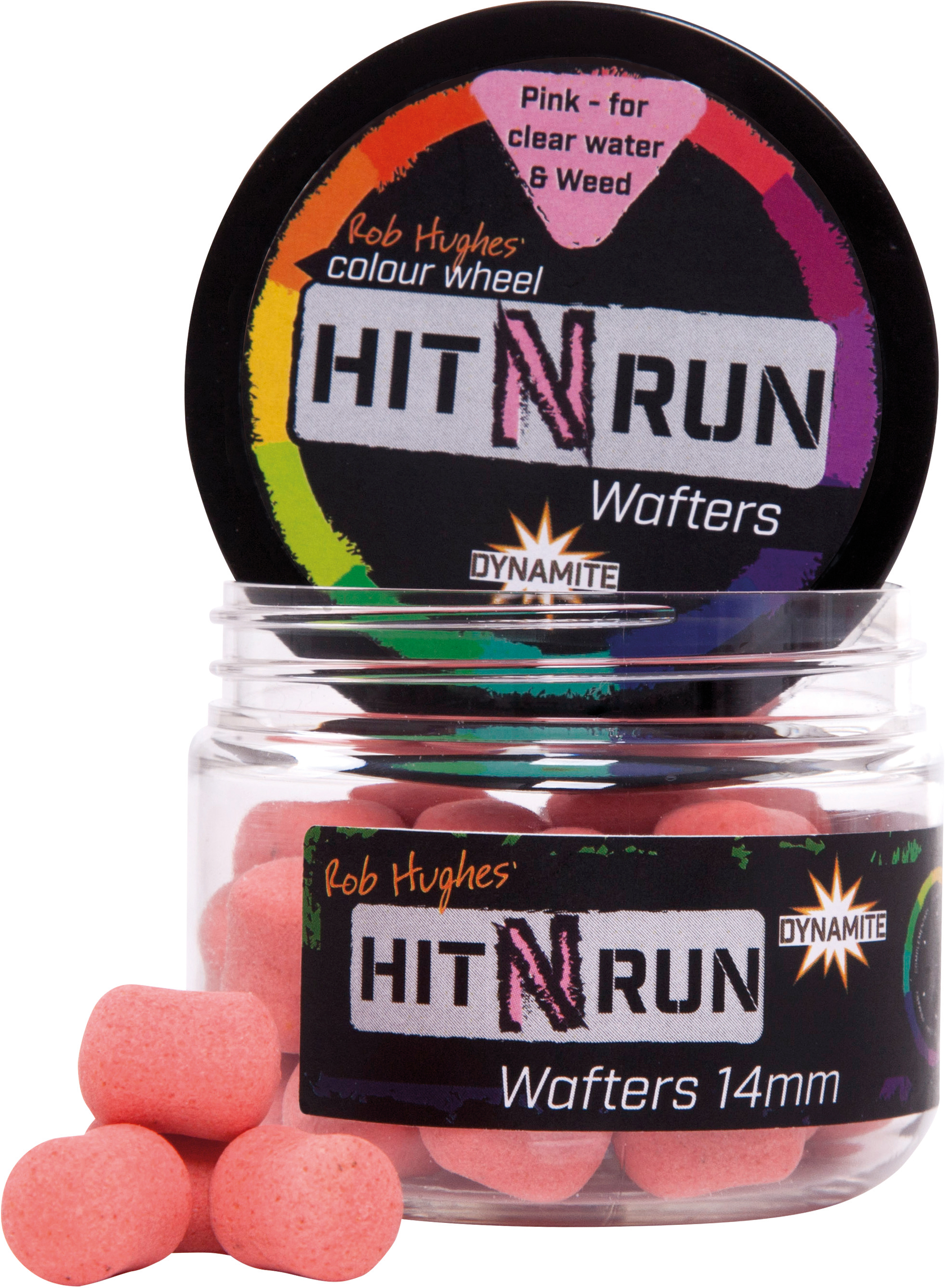 

Бойлы Dynamite Baits Hit N' Run Wafter 14 мм Розовые (DY1267)