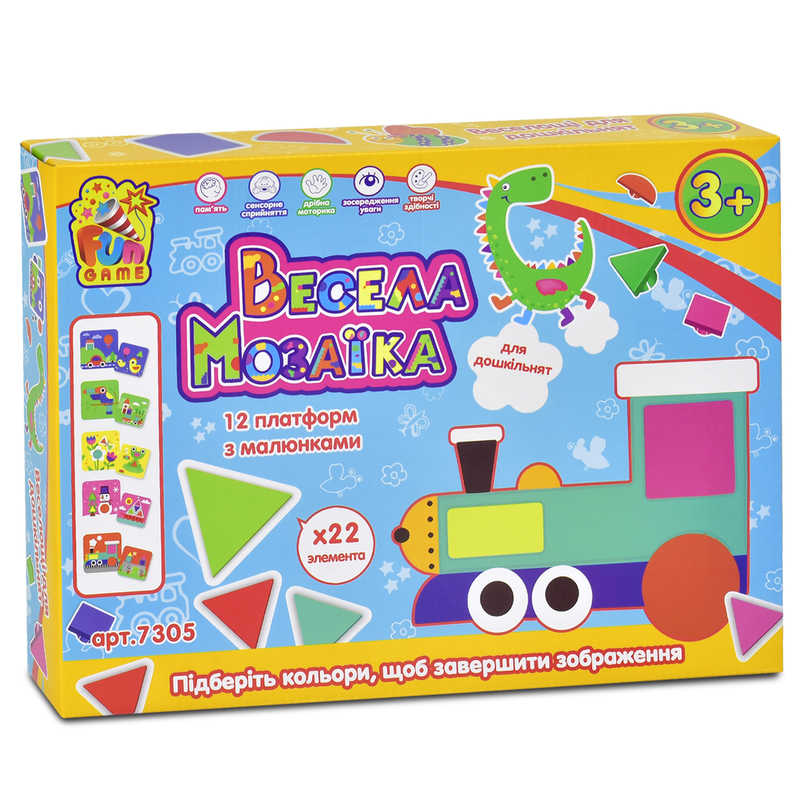 

Настольная игра "Веселая Мозаика" (7305)