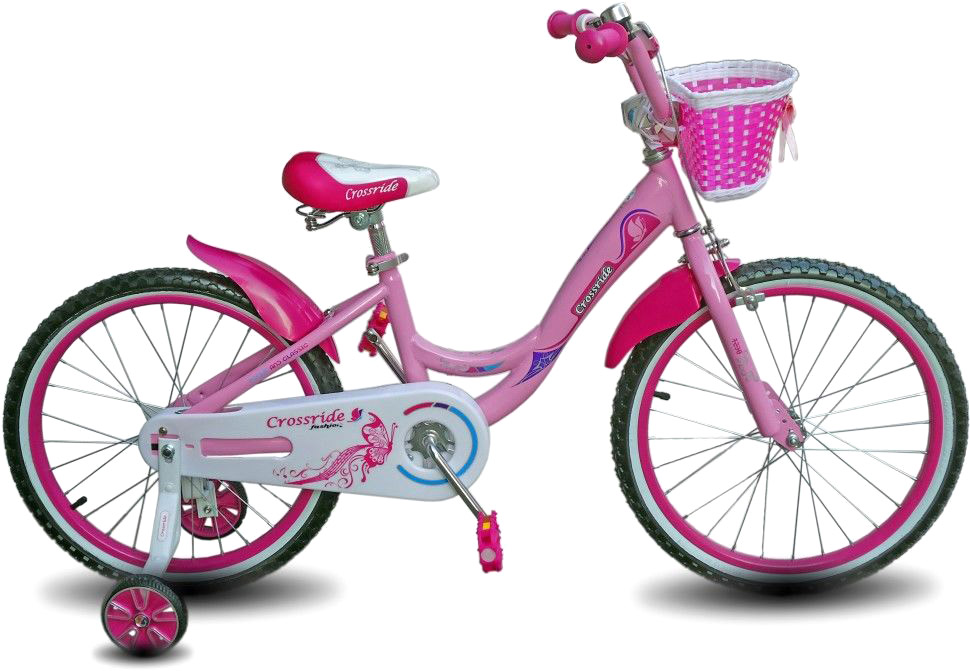 

Детский велосипед Crossride Vogue and Classic 16" 9" Розовый (0451)