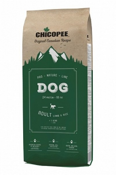 

Сухой корм Chicopee PNL Adult Lamb Rice для взрослых собак всех пород ягненок 20 кг