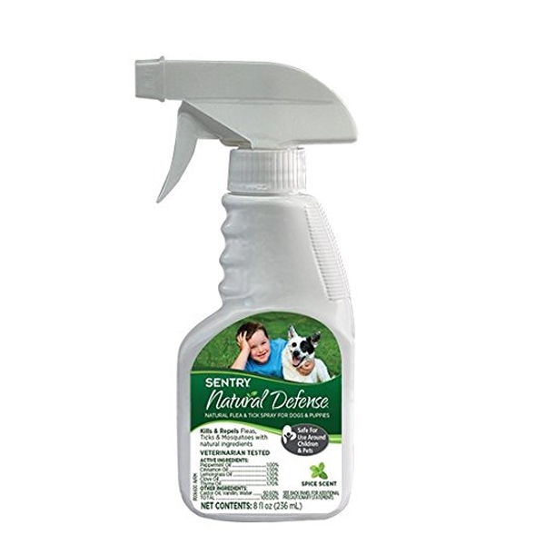 

Спрей от блох и клещей для собак Sentry Natural Defense 0,236 л