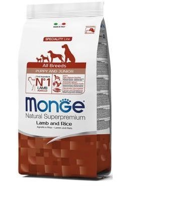 

Сухой корм Monge DOG All breeds Puppy Junior lamb rice для щенков всех пород ягненок 0,8 кг