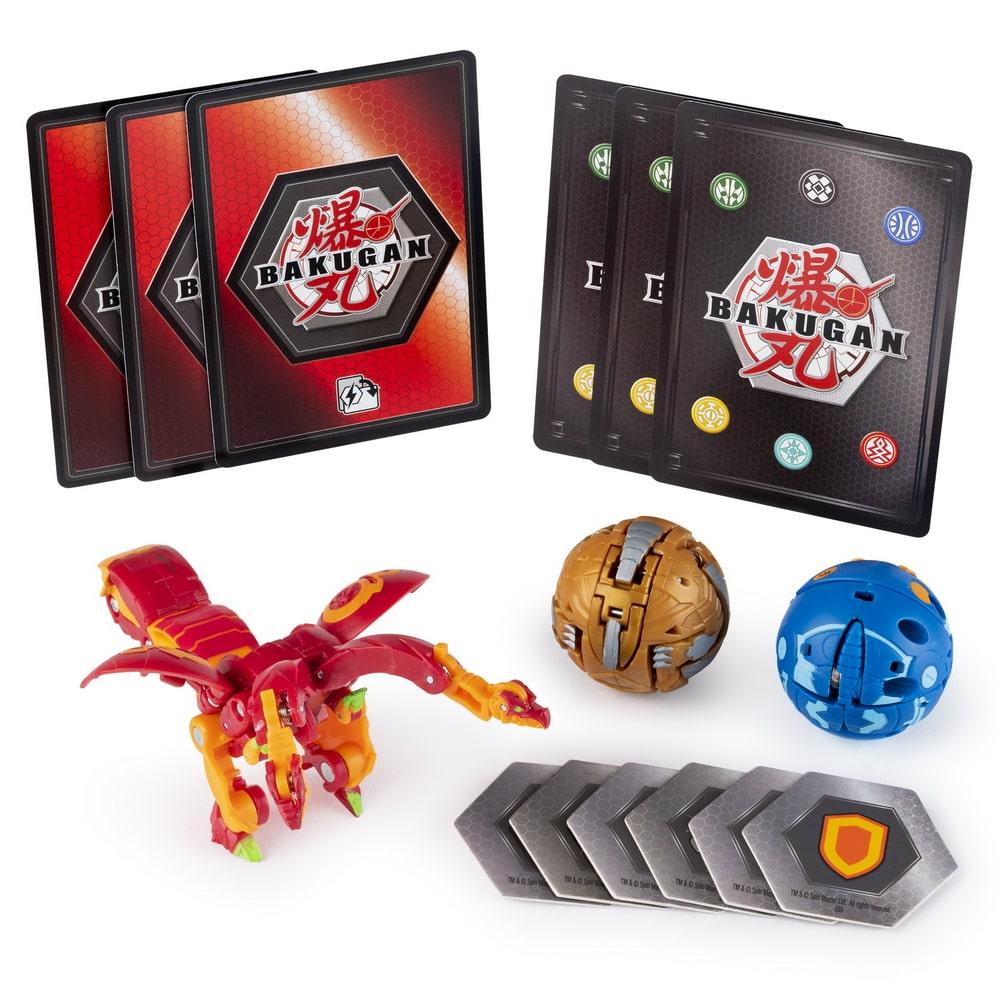 

Герои мультфильмов Spin Master Bakugan Battle Planet набор из 3х бакуганов Пайрус Ниллиус (SM64424-12)