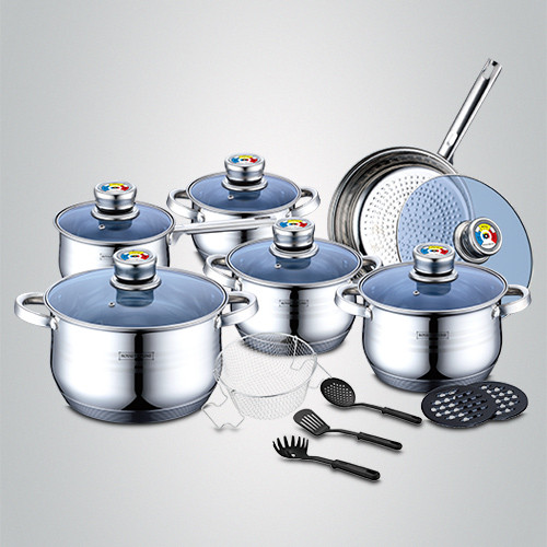 

Набор кастрюль Royalty Line 18 pcs (RL-1801B)