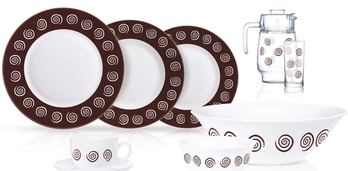 

Сервиз Luminarc SIROCCO BROWN /46 предметов