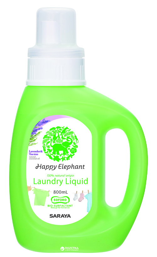 Акция на Жидкость для стирки одежды Happy Elephant 800 мл (4973512260322) от Rozetka UA