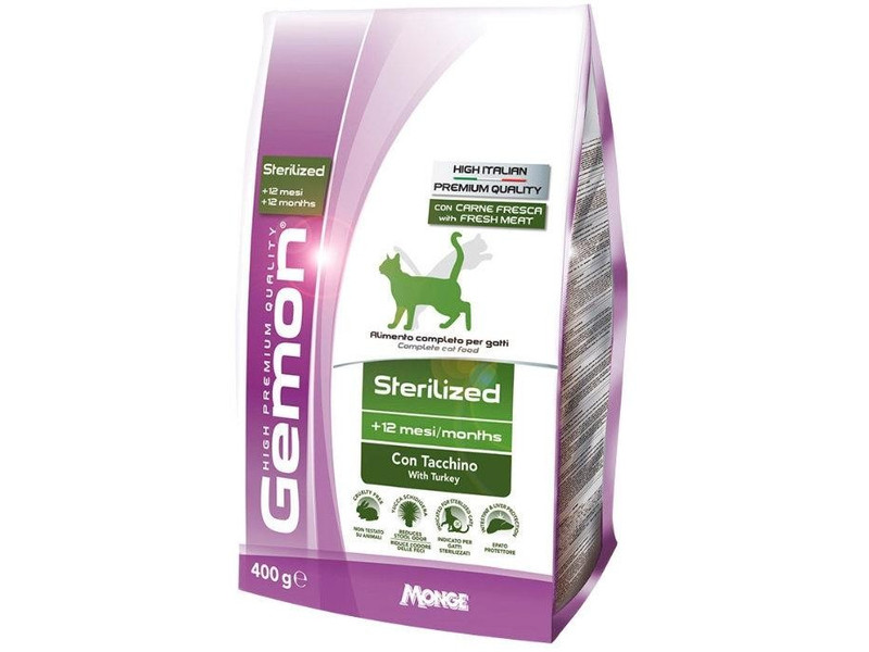 

Сухой корм для котов Gemon Sterilized Turkey 20 кг