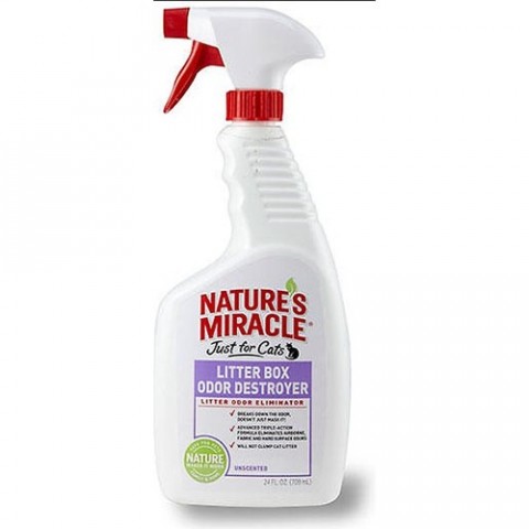 

Спрей для устранения запаха кошачьего туалета 8in1 Natures Miracle Litter Box Odor Destroyer 709 мл (142831)