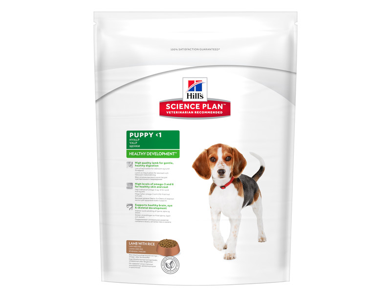 

Сухой корм для собак Hill's Science Plan Canine Puppy Healthy Development Medium Lamb & Rice 2,5 кг