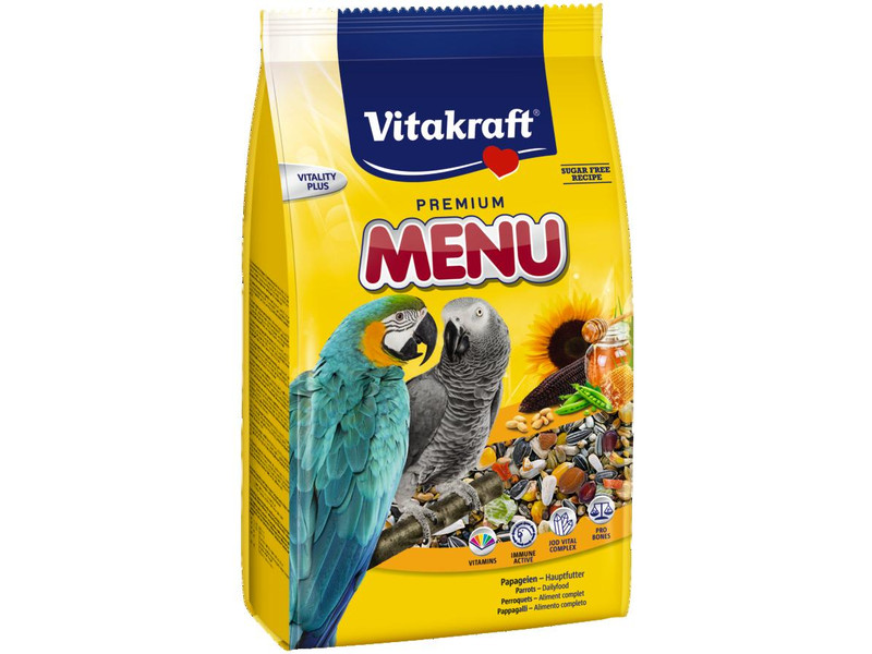 

Корм для попугаев Ара Vitakraft Premium Menu 3 кг (139359)