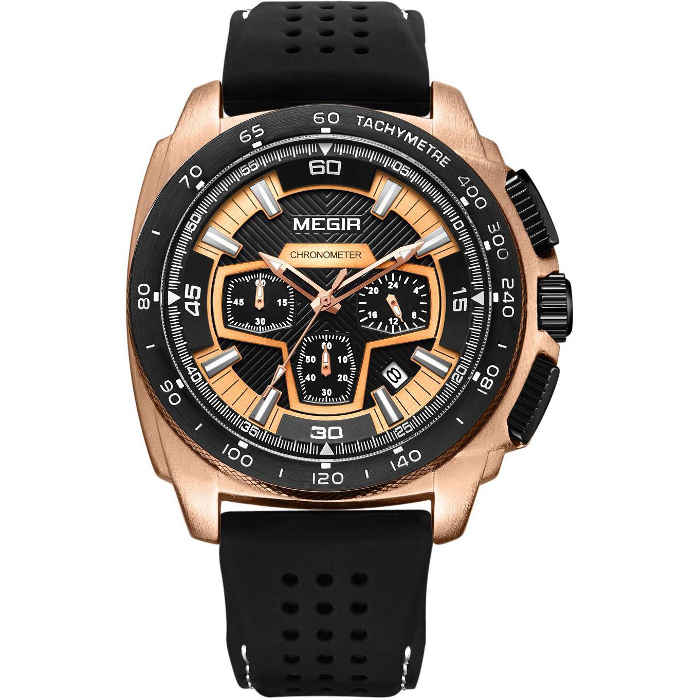 

Часы Megir Gold Black MG2056 (MN2056GREBK-1N0)