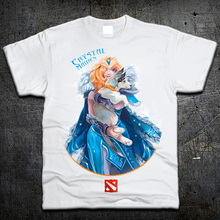 

Футболка Fruit of the Loom Герой ЦМ Dota 2 Crystal Maiden Белый 152 см (219625)