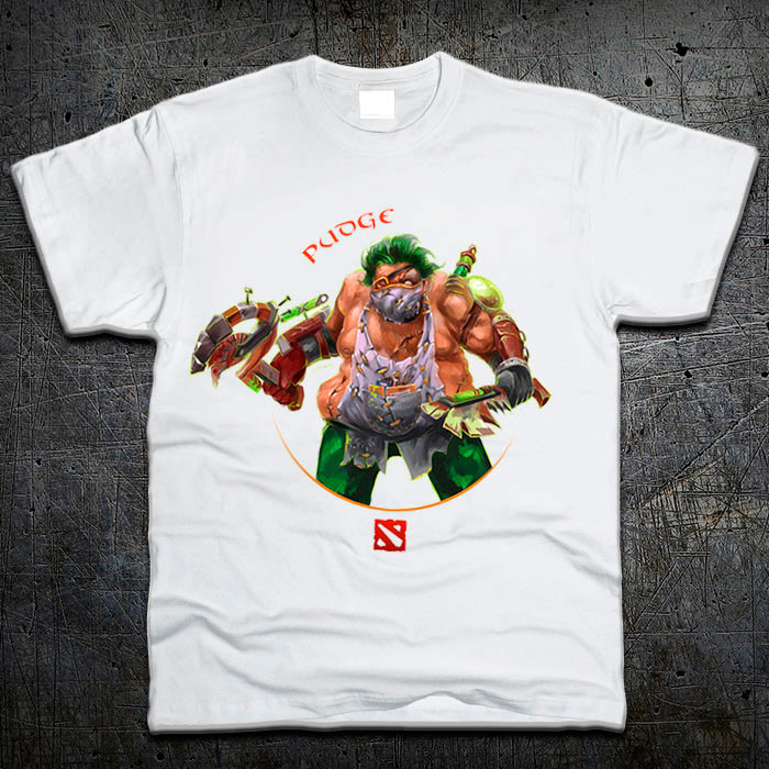 

Футболка Fruit of the Loom Герой Пудж Pudge Дота 2 Dota 2 Белый XL