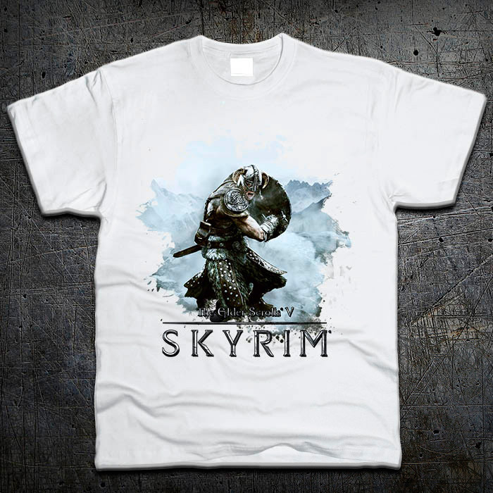 

Футболка Fruit of the Loom Скайрим The Elder Scrolls V: Skyrim Белый S