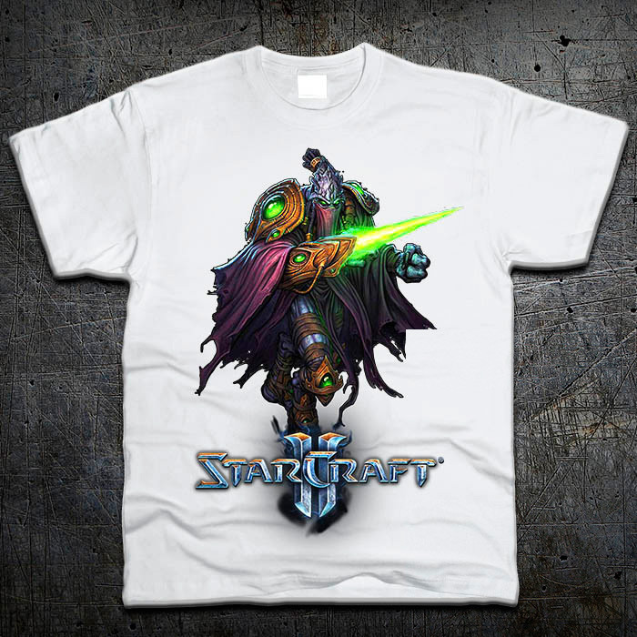 

Футболка Fruit of the Loom Протоссы Стар Крафт 2 The Protoss StarCraft 2 Белый L