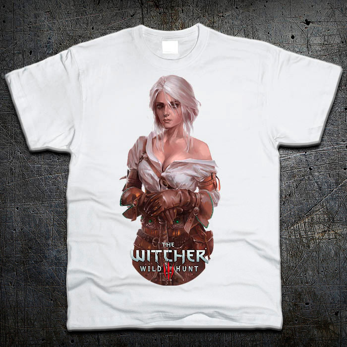 

Футболка Fruit of the Loom Цирилла Cirilla The Witcher Белый M