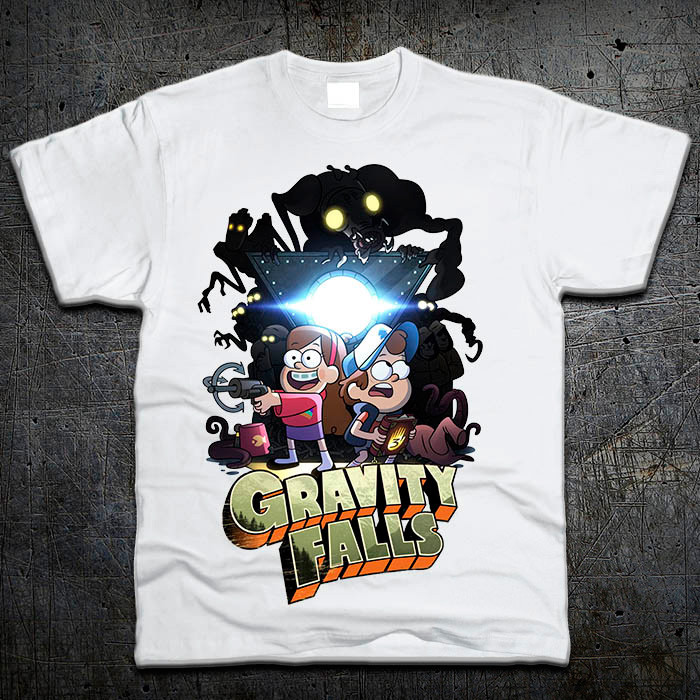 

Футболка Fruit of the Loom Диппер и Мейбл Gravity Falls Белый M