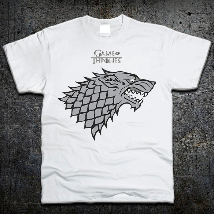 

Футболка Fruit of the Loom Дом Старк Игра Престолов House Stark Game of Thrones Белый XL