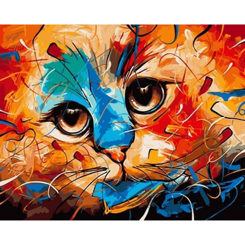 

Картина по номерам VP605 Кошка. Худ. Наушад Вахид, 40x50 см., Babylon