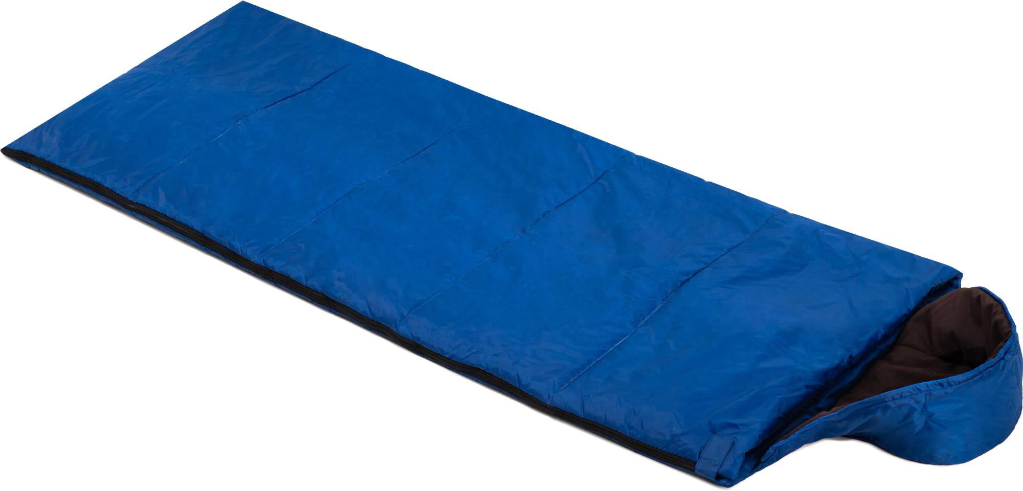 Акція на Спальный мешок одеяло Champion Average с капюшоном Синий (A00262) від Rozetka UA